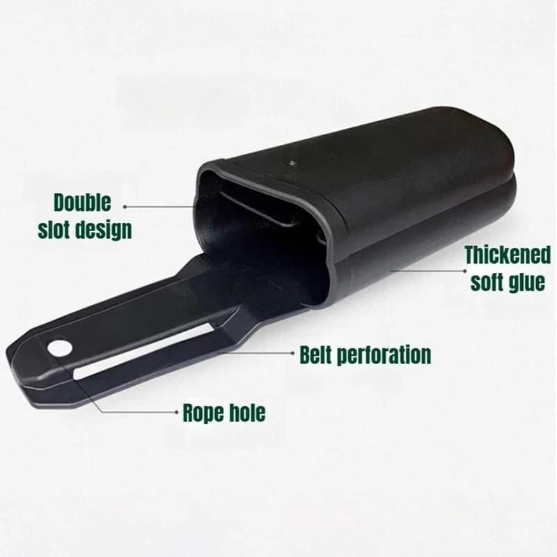 Suitable for Pruning Shear Tool Box Scissors Cover Storage Waist Bag A Pack of Dual-Use Soft Rubber Practical Convenient Tote