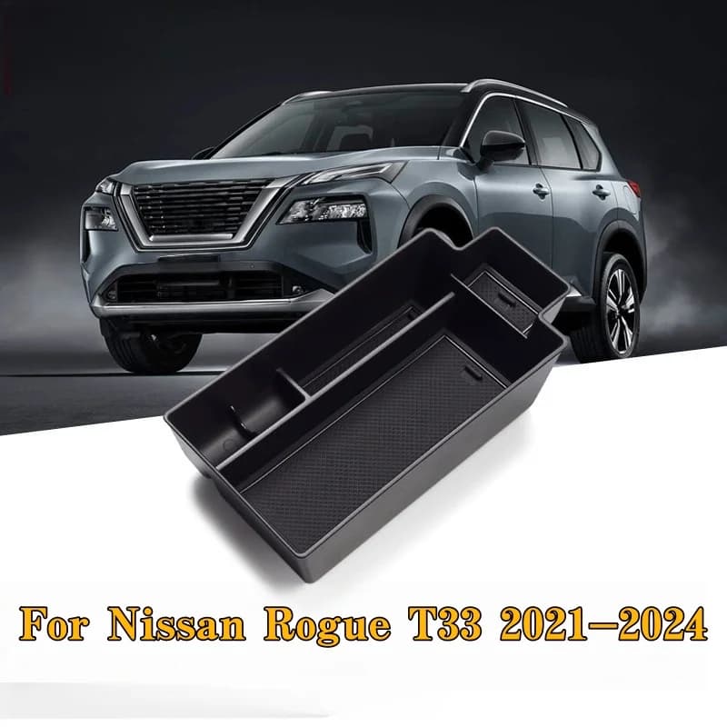 Scatola portaoggetti per console centrale auto per Nissan Rogue T33 2021-2024 Scatola portaoggetti per bracciolo Scatola portaoggetti a strati per accessori Rogue
