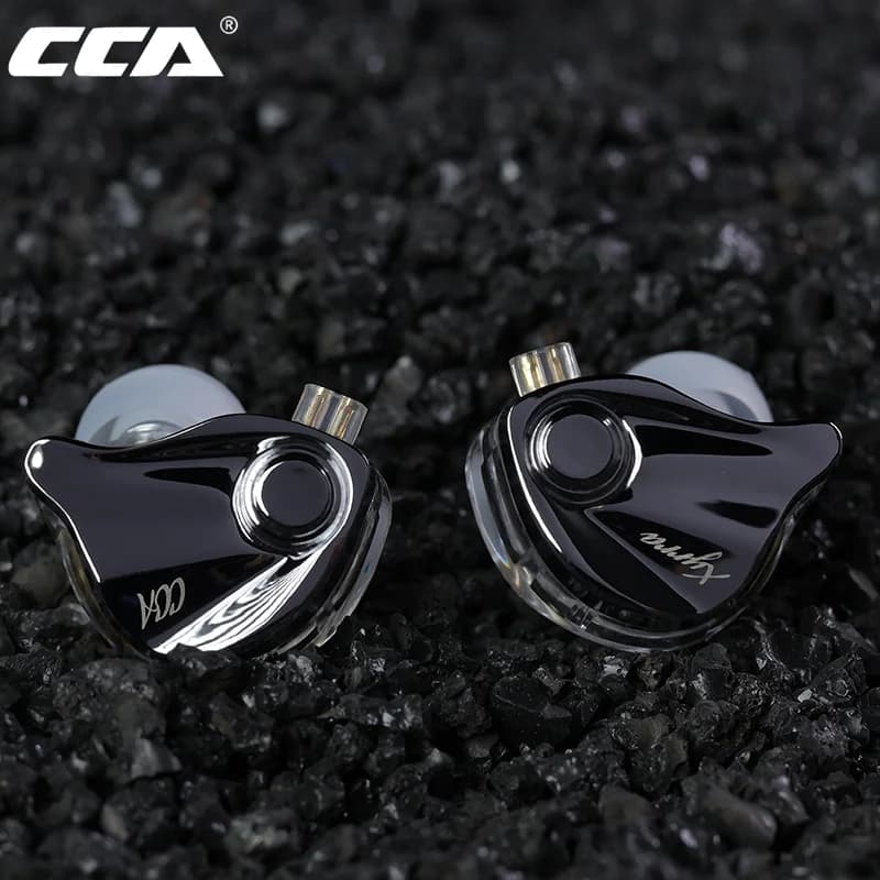 Amateur Cablati CCA Xyrra with Hybrid Driver 1DD+1BA, Stereo Sound with Low, Headphones for Music and Gaming, Stackable Cable 2Pin, Gift