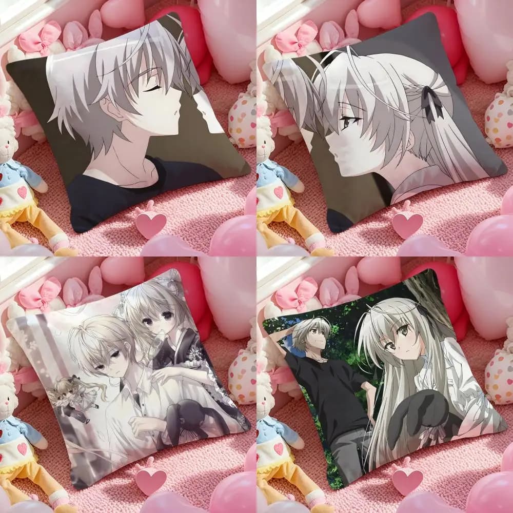 Anime Y-Yosuga no Sora Pillow Case Pattern Printed Pillowcase for Living Room Sofa Cushion Cover & Bedroom Decor