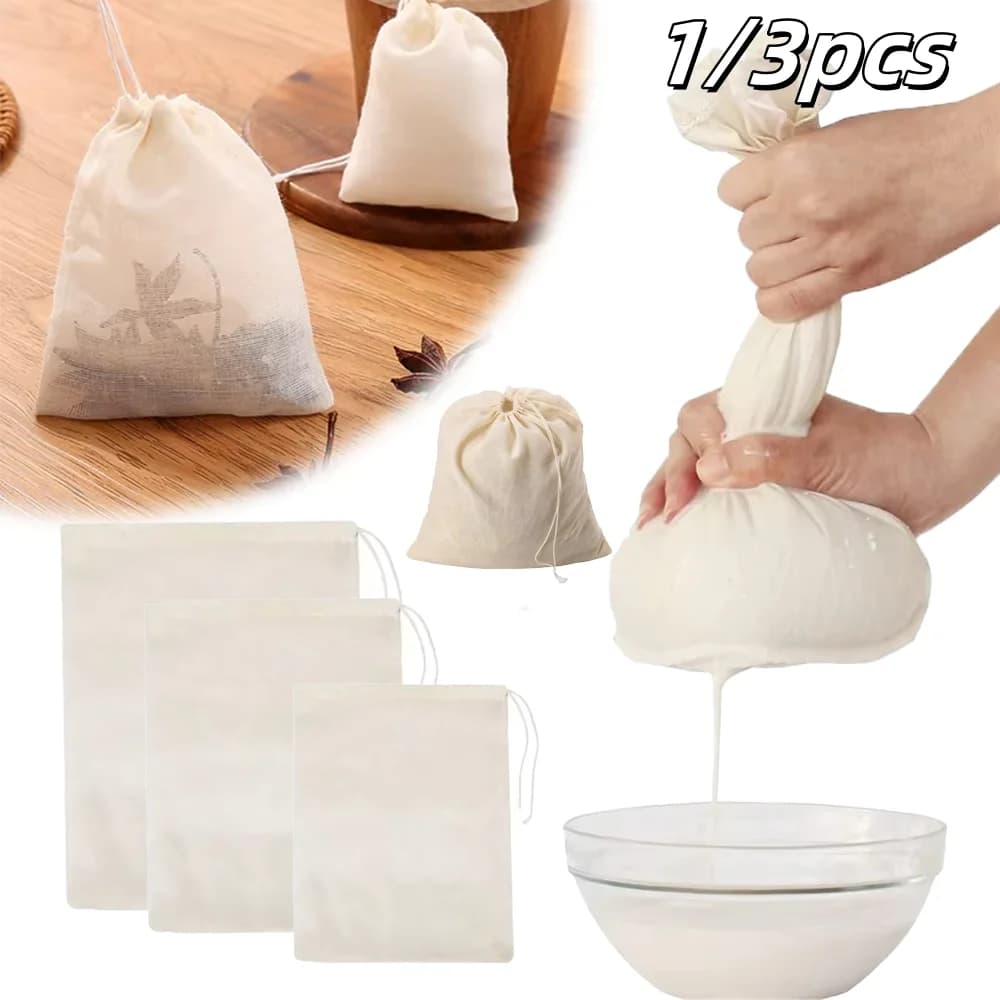 Pure cotton bag, salt and pepper container, pumpkin, residue removal bag, filter bag