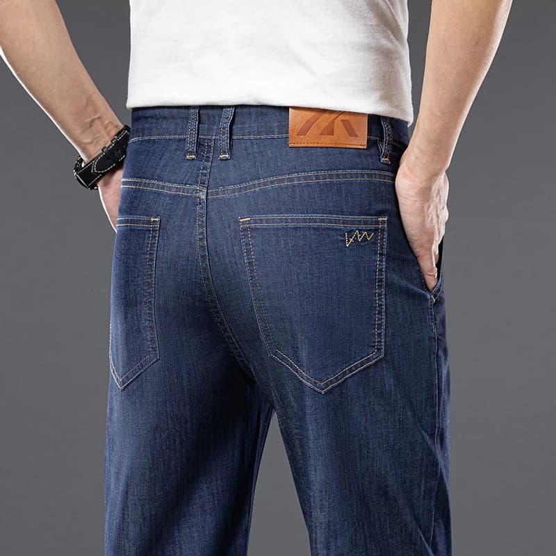 Pantaloni casual in cotone primaverile estivo da uomo premium adatti a pantaloni da ufficio leggeri e comodi da lavoro alla moda alla moda