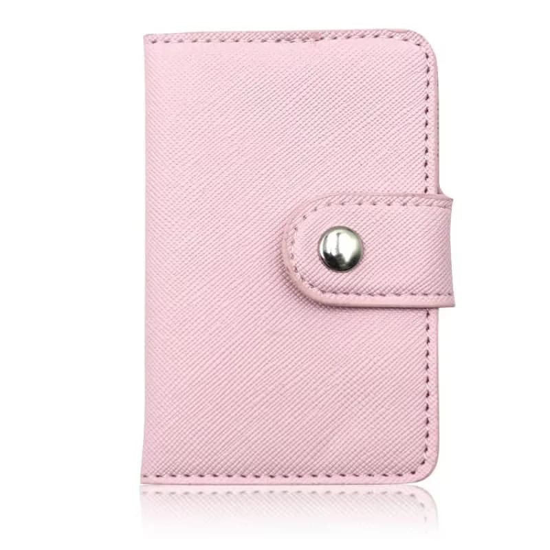 Customized Mini Book Pu Leather Credit Card Clip Wallet Ultra Thin Visa ID Wallet