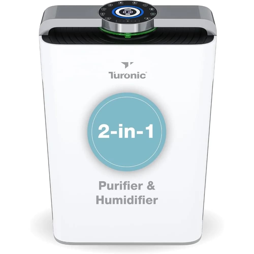 Combo purificatore d'aria e umidificatore PH950 per ambienti grandi: HEPA, UV, ionizzatore, sensore PM2.5, catalizzatore freddo