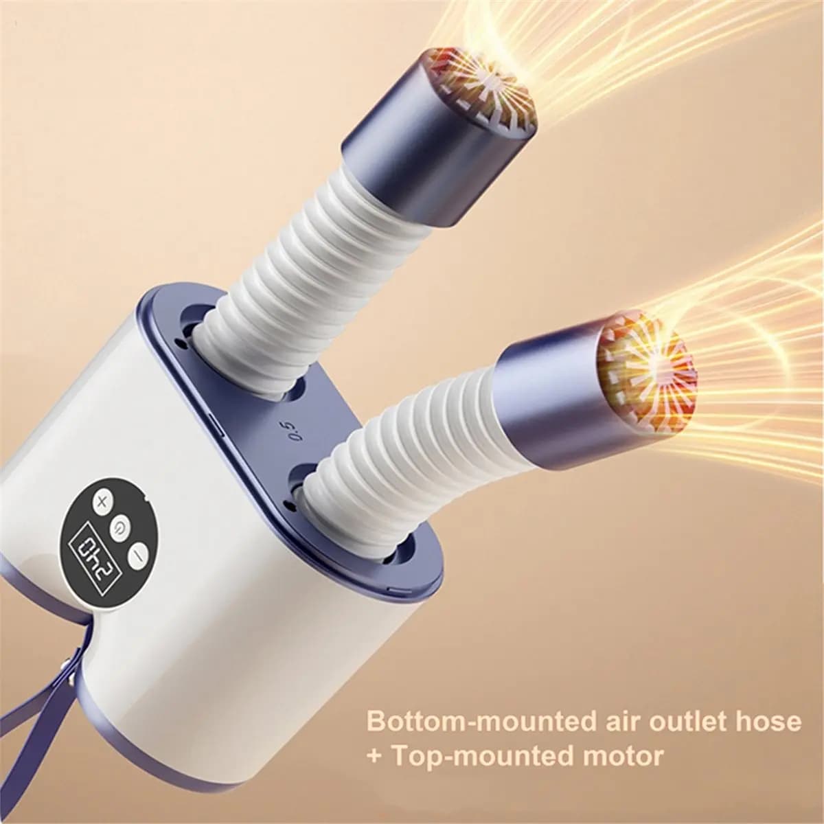 Household Electric Shoes Dryer Retractable Socks Drying Machine Timing Heater Odor Remover Sterilizer 55℃ Warmer EU Plug