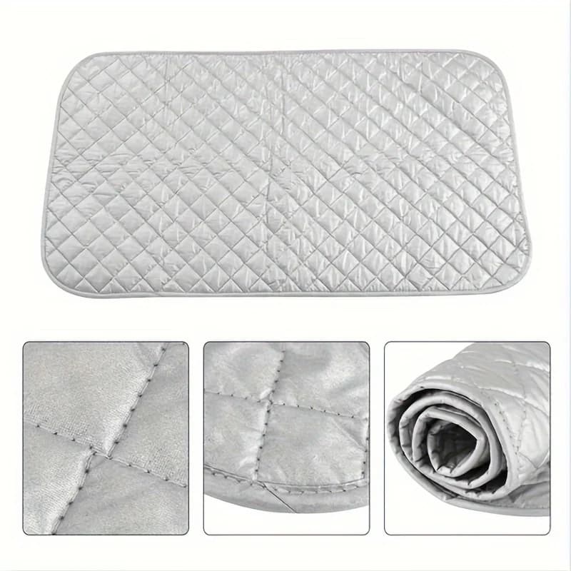 Coperta per tappetino da stiro portatile (ferro ovunque) Sostituzione asse da stiro, copertura alternativa per asse da stiro. aggiungi magnete