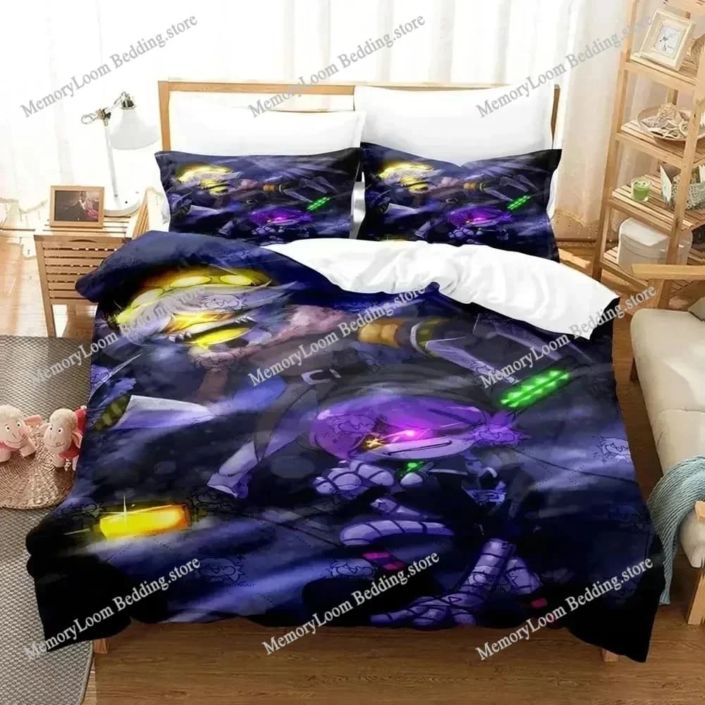 Anime Character Cute Murder Drones Bedding Set Full/Queen/King Size Duvet Cover Pillowcase Kids Adult Soft Home Textile Set