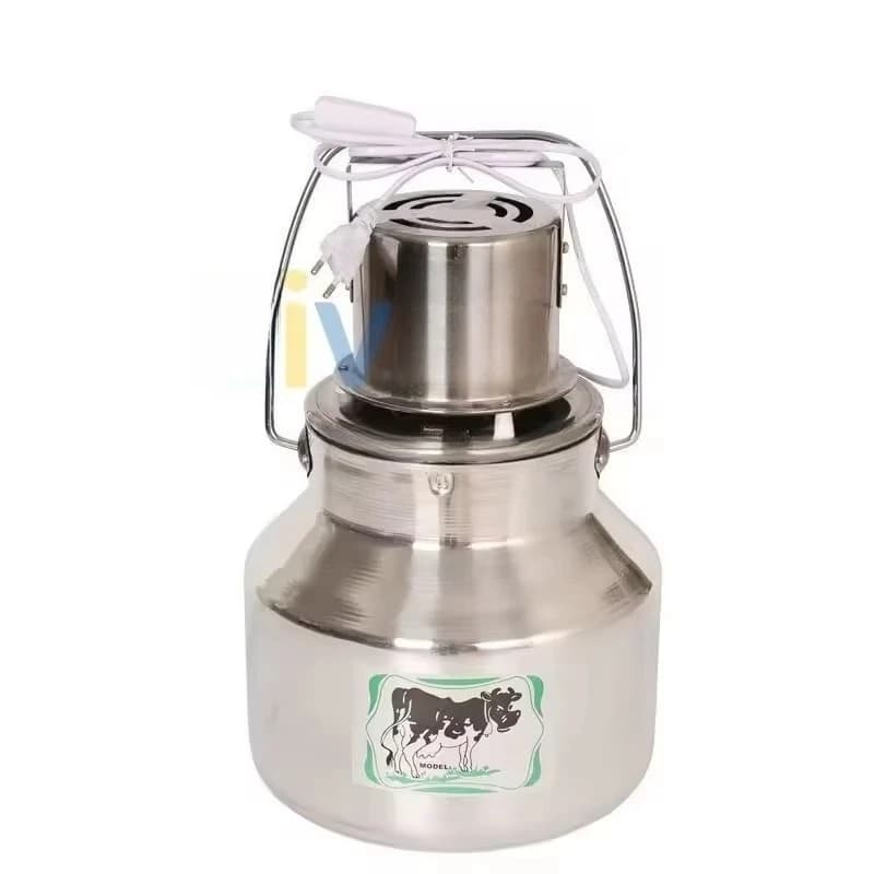 Separatore di Latte Elettrico 7L, Macchina per Burro, Frullatore Domestico per Allevatori, Macchina per Crema in Acciaio Inossidabile