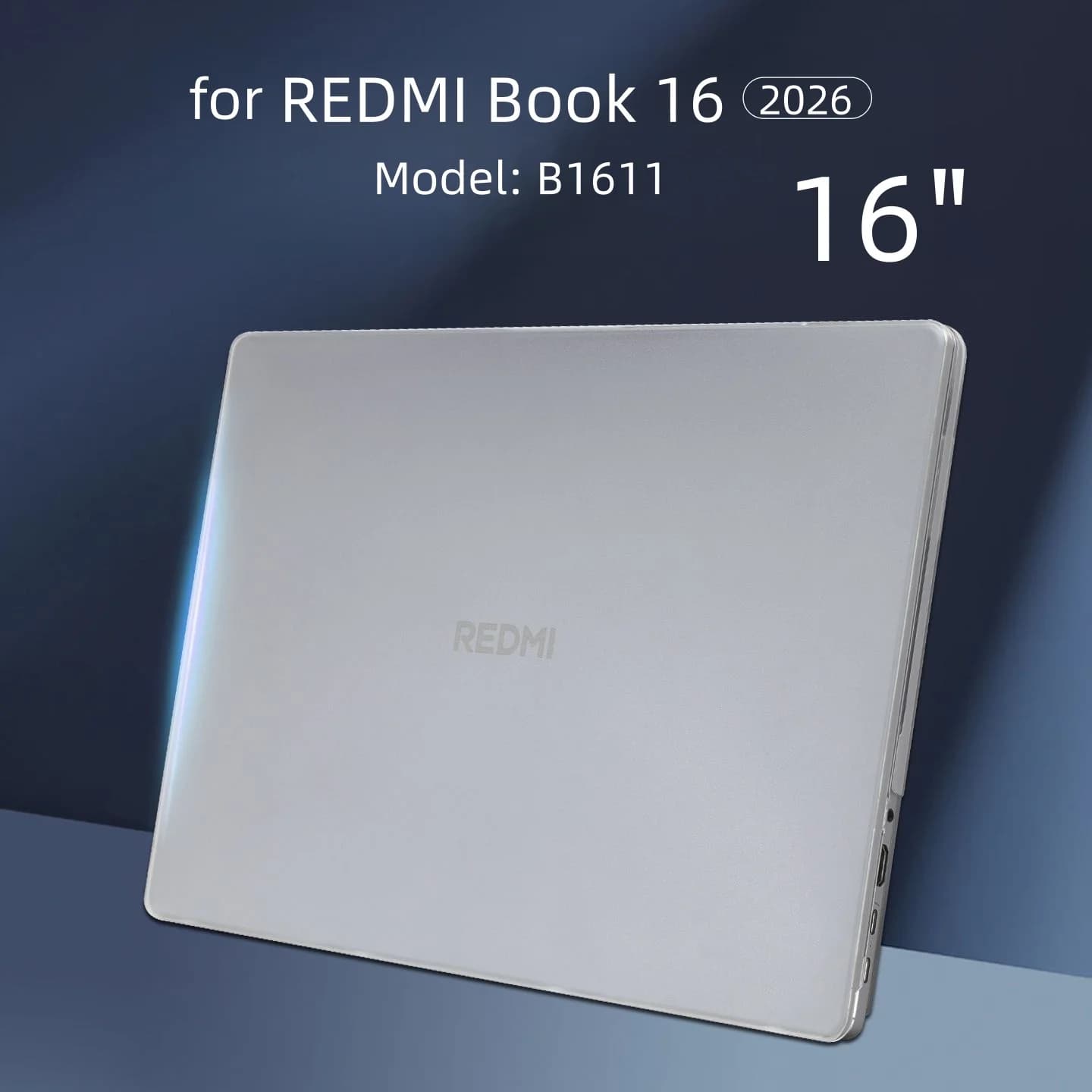 Custodia Protettiva Rigida Opaca Sottile per Redmi Book 16 2026 B1611 16" Antiurto Antigraffio Resistente alle Cadute per Laptop