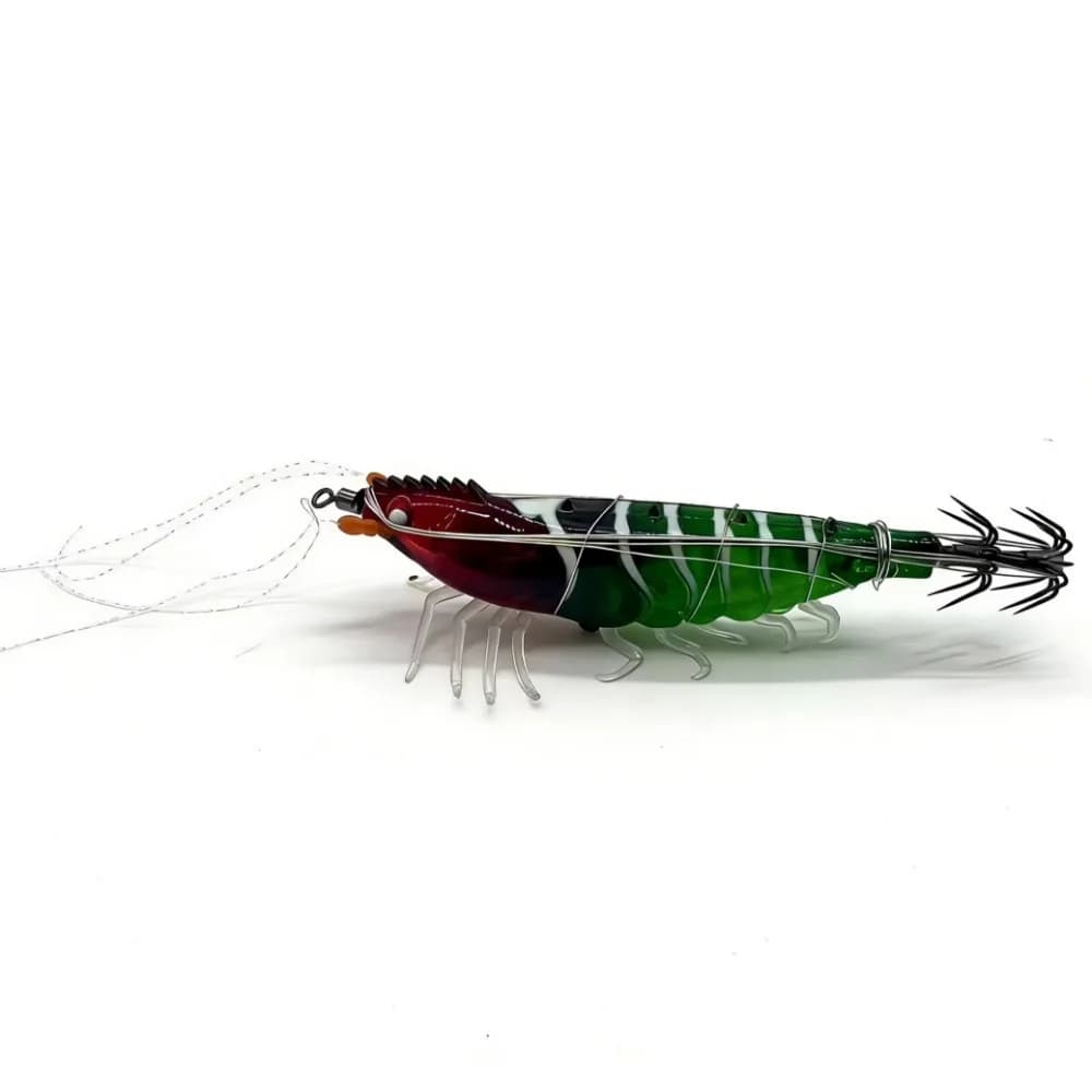 Luminous Squid Jig Lures 10.5cm Length 12.6g Weight Octopus Fishing Lures Stainless Steel Saltwater Grade Shrimp Bait Lures