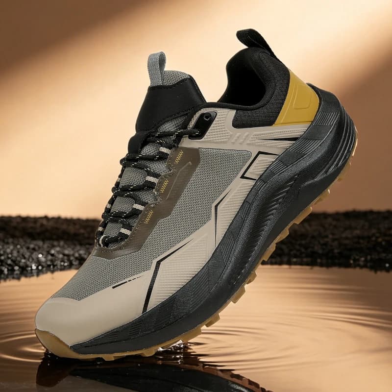 Men's casual hiking sneakers four seasons breathable lightweight non-slip outdoor running sports shoes comfortable walking shoes