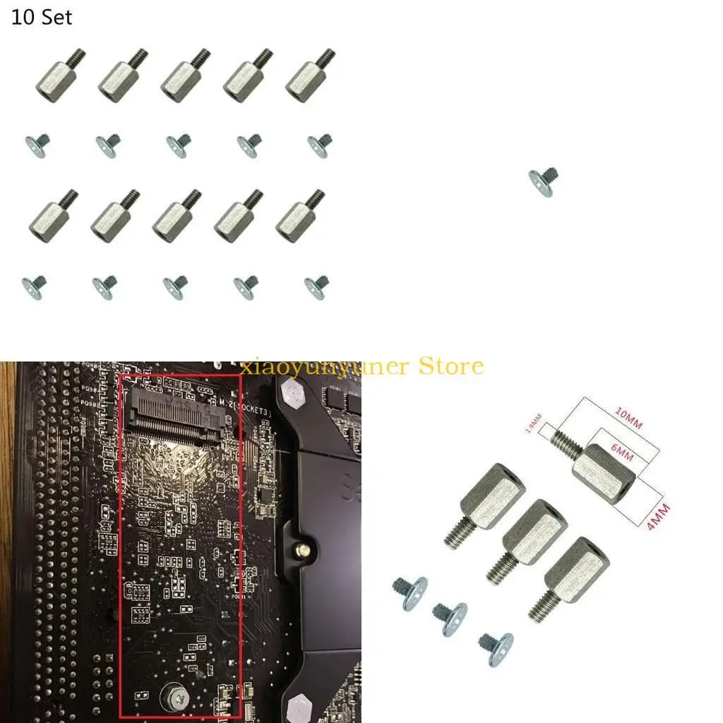 P9JB montaggio per utensili manuali Vite supporto Dado esagonale per MSI per scheda madre SSD M.2 Accessori