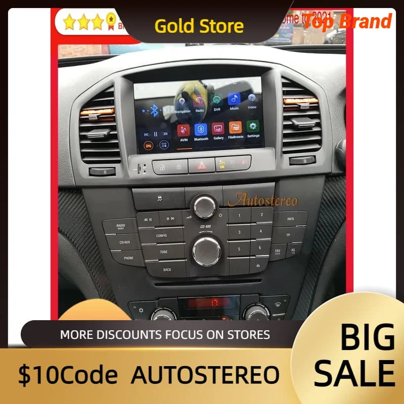 For Opel Insignia 2008-2013 Android 14 Wireless Carplay Car Media Player GPS Navigation Auto Stereo Multimedia Player Car Radio