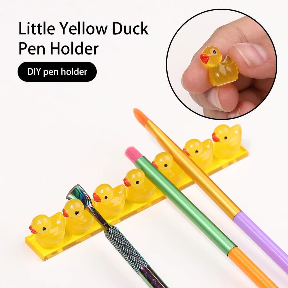 1/2 pezzi 6 griglie acrilico trasparente porta pennelli per unghie scaffale portapenne per pittura supporto supporto per display pennello gel UV colorato