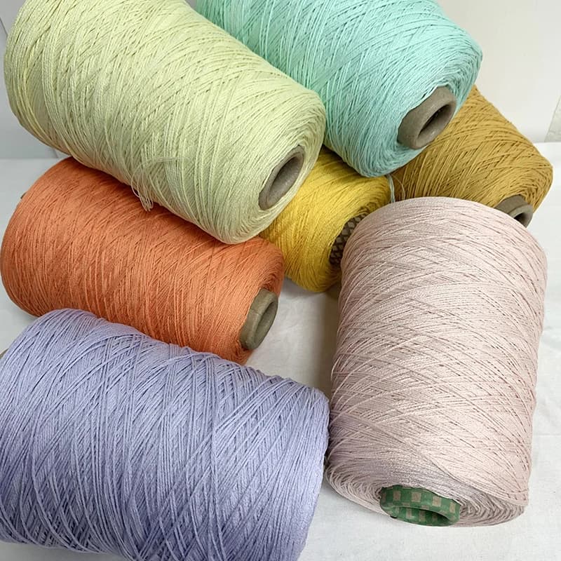 Kit Fai da Te per Uncinetto a Mano: Materiali in Lino, Cotone, Pizzo, Lana Media e Filato Peach Pleasure con Uncinetto e Ago