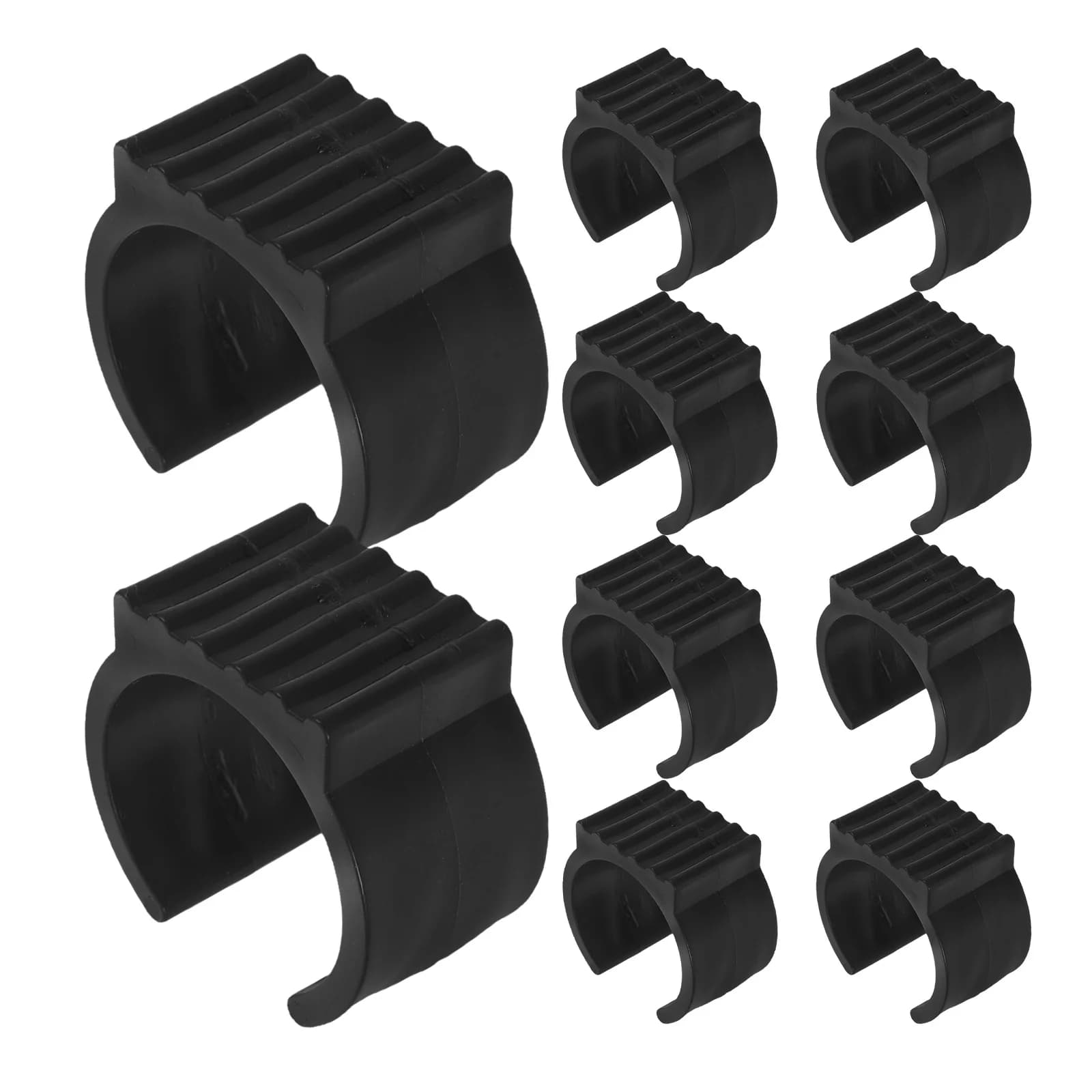 20 Pezzi di Protezioni per Gambe di Sedie a Forma di U 38-42mm, Tappi in Vinile Antiscivolo per Gambe di Mobili, Protezioni per Piedi per Campeggio all'Aperto