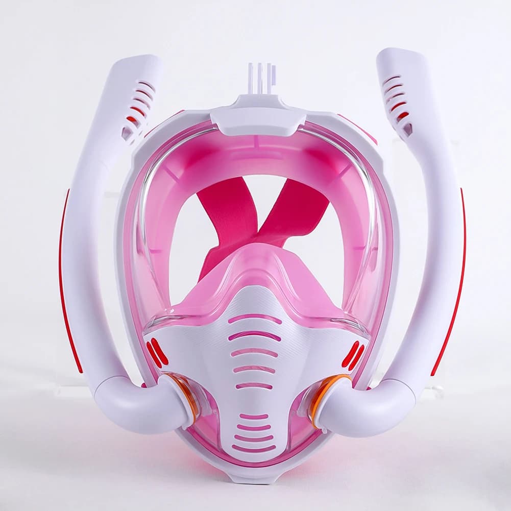 Maschera subacquea integrale con fibbia per fotocamera copertura per immersione Anti-perdita sigillata per donna uomo Unisex