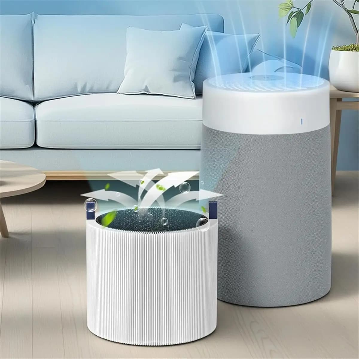 (ABJZ) Confezione da 2 filtri di ricambio 511i MAX per filtri purificatori d'aria Blueair Blue Pure 511i Max