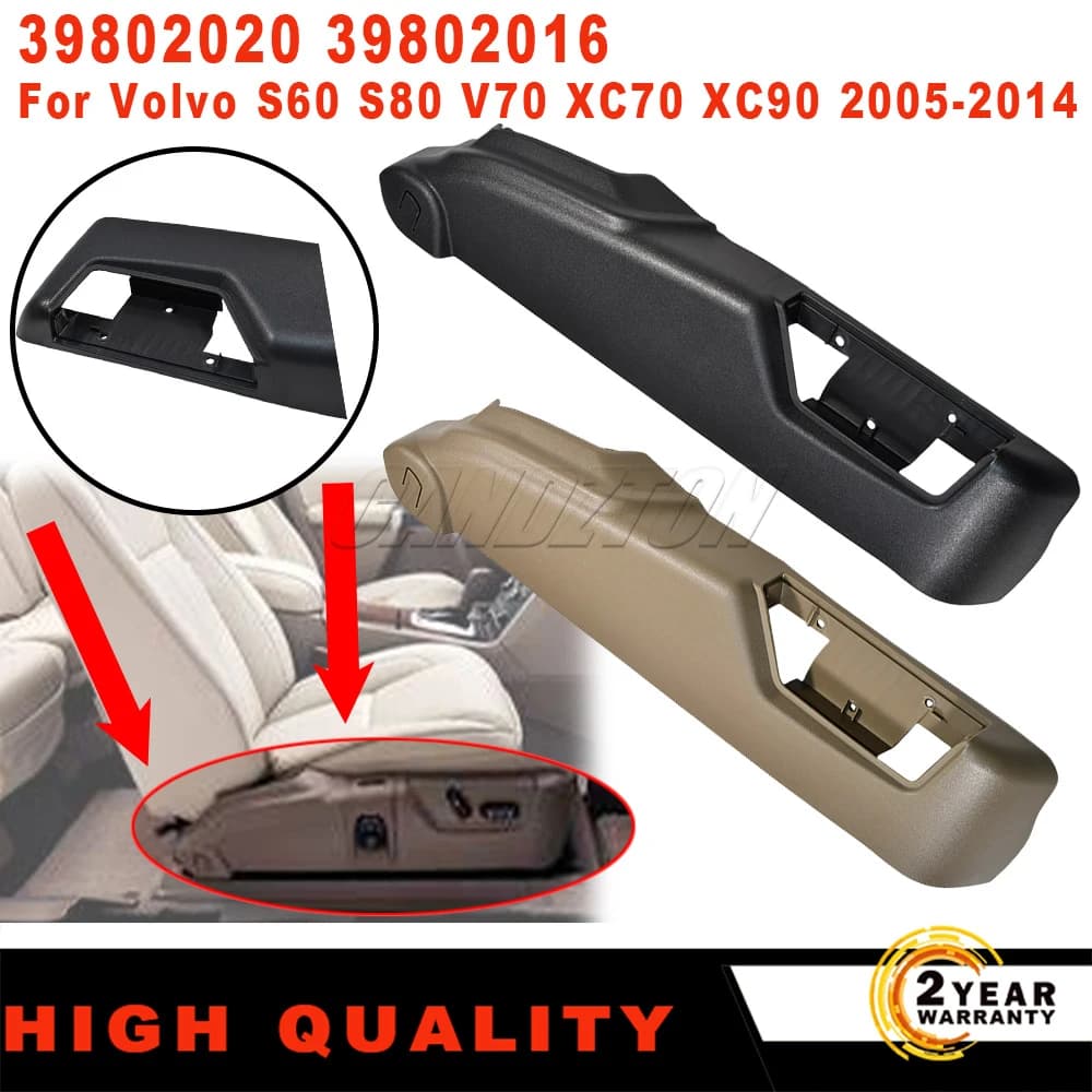 39802020 New Electric Lower Seat Panel Right Side Seat Trim Cover ABS 39802016 For Volvo S60 S80 V70 XC70 XC90 car accessories