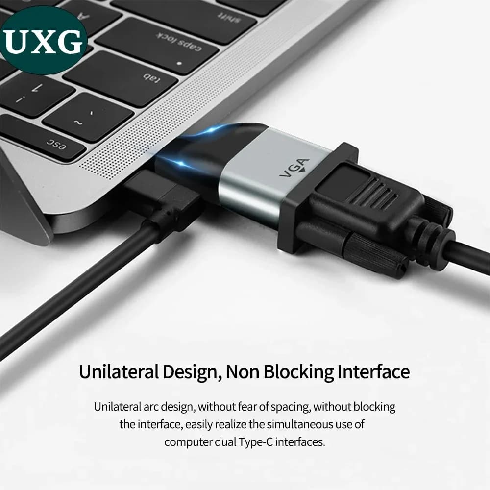 Type C To Usb Splitter To VGA DP 4K Thunderbolt 3 HDMI-Compatible Docking Station Laptop Adapter With PD100W Gen2 RJ45 Connector