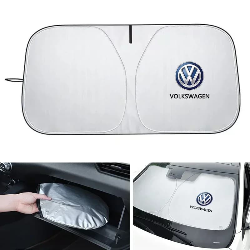 Parasole per parabrezza auto, protezione UV per VW Volkswagen GTI Polo Golf Passat Tiguan Arteon Touareg Taigo Caddy