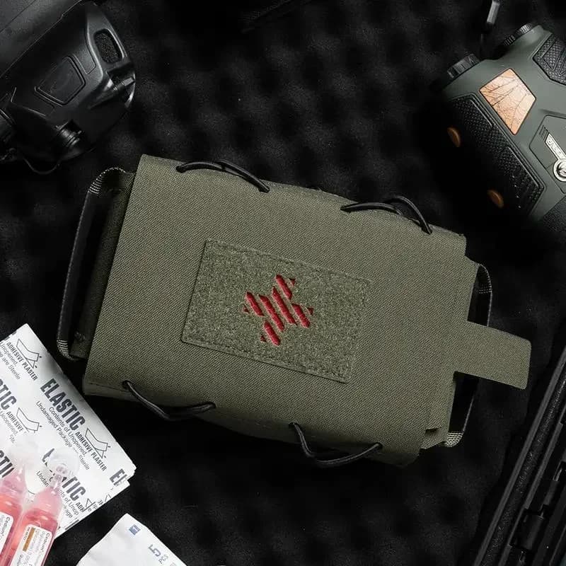 Detachable First Aid Kit Quick-release Medical Kit Laser Cut Tactical Medical Pouch MOLLE Emergency Survival Bag for Outdoor