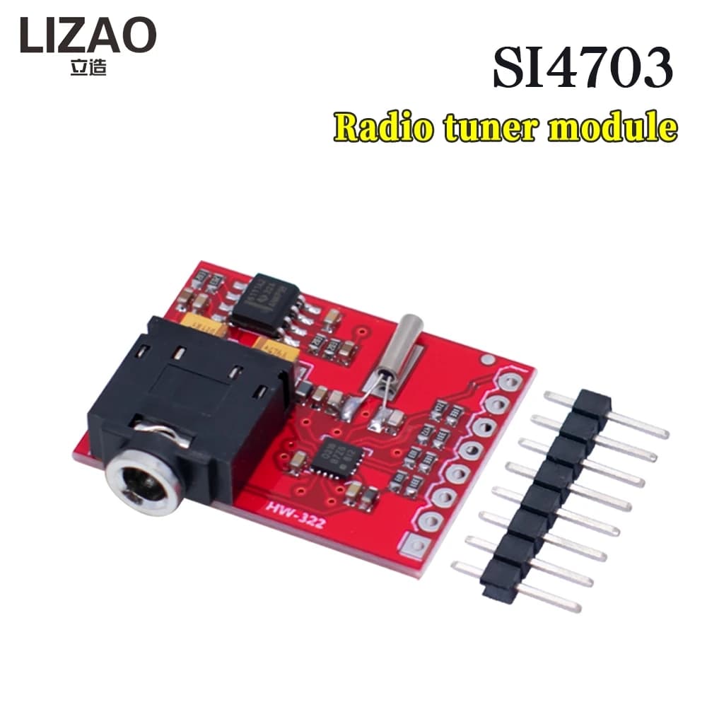 Si4703 Modulo breakout di valutazione sintonizzatore radio FM RDS per Arduino AVR PIC ARM Modulo portante filtraggio servizio dati radio