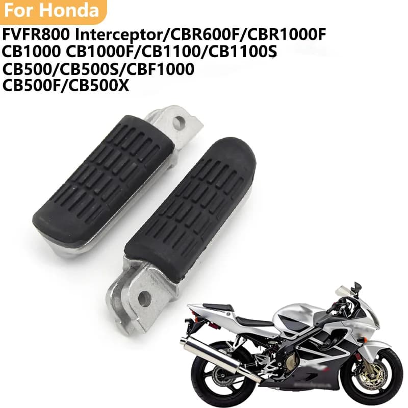 Poggiapiedi moto pedane anteriori per Honda CB500F CB300RA CBR500 VTR250 VTR1000F VFR1200X NT700 MSX125 CBR250 NSR125R VT250