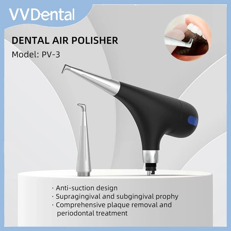 Dental Air Prophy Unit Jet Polisher Airflow Oral hygiene Teeth whitening Flat Pigment Cleaning 2 holes 4 holes Surgical equipment