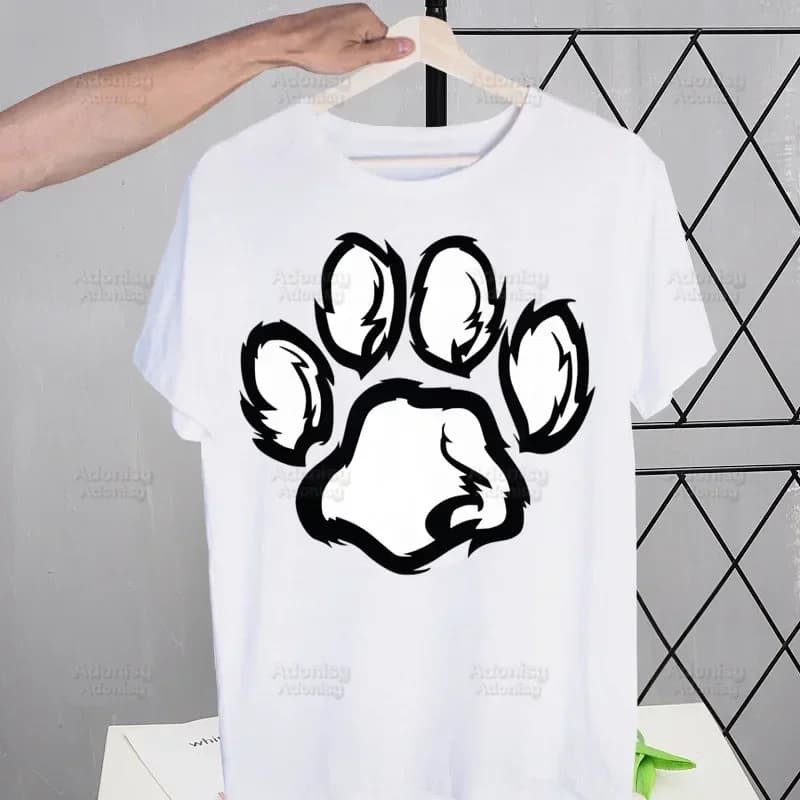 T-shirt Harajuku pelose T-shirt estive da uomo/donna Hip Hop con stampa divertente T-shirt streetwear T-shirt a maniche corte