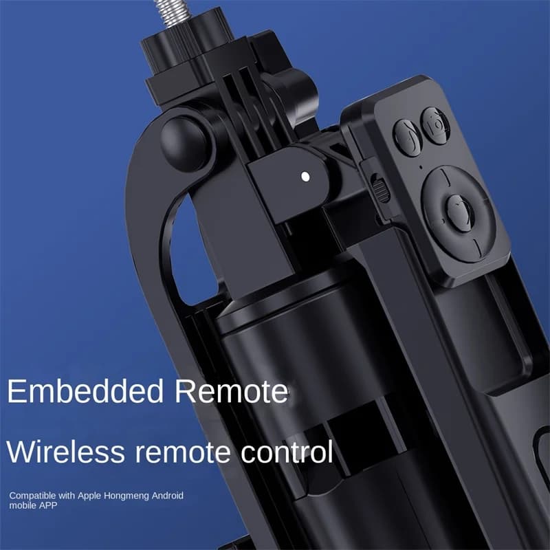 Treppiede MEUYAG da 1,8 m per fotocamera leggera per smartphone, supporto con Bluetooth wireless, staffa Selfie Stick con supporto per telefono per video