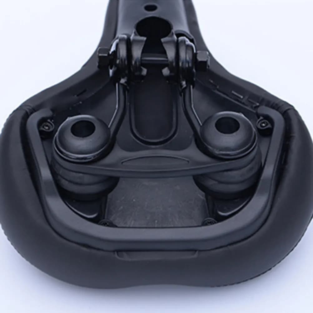 Sella Bici Gonfiabile Ergonomica 1 Pezzo, Cuscino Spesso Ammortizzante e Ventilato, Comoda per Mountain Bike e Bici da Strada