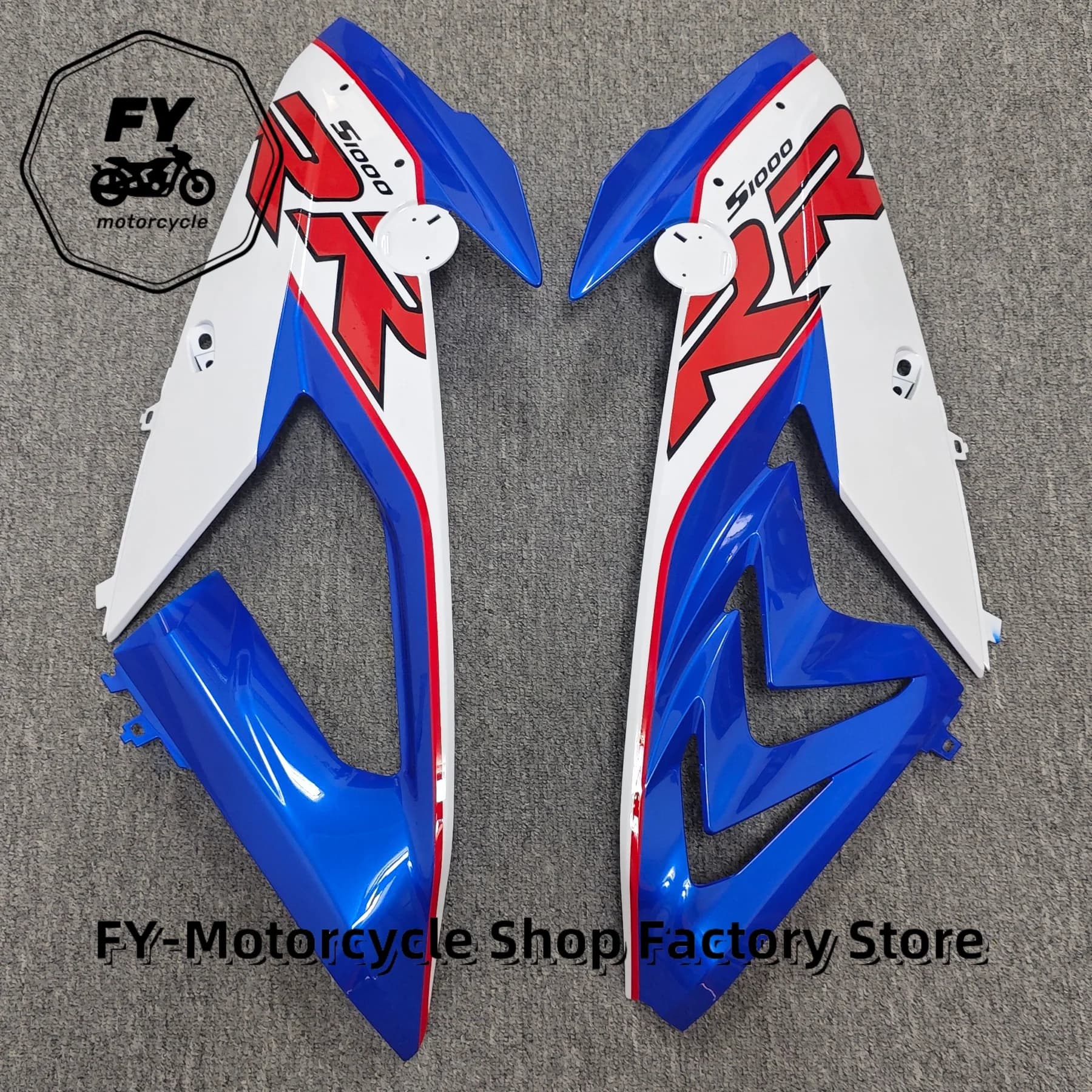 Motorcycle Accessories For BMW S1000RR 2015 2016 2017 2018 Motorcycle Side Upper Panel Fairing Cover Left Right ABS Carbon Paint