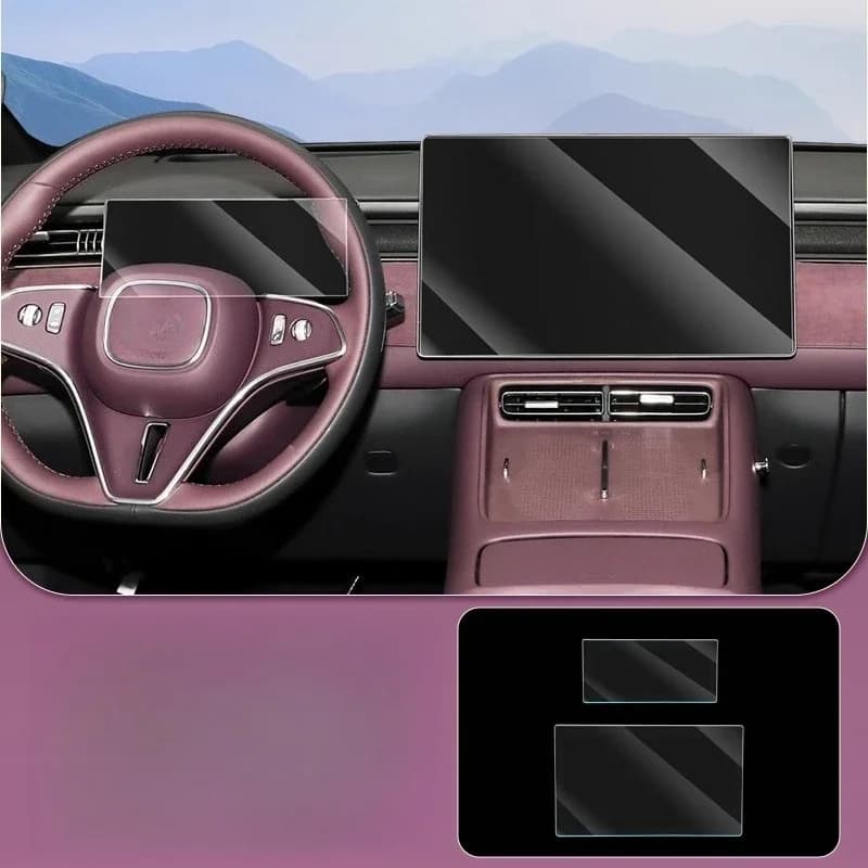 Per VOYAH FREE + 2025 Navigazione Pellicola Temperata Controllo Centrale Display Pellicola di Vetro Cruscotto Interni Auto Forniture Strumenti