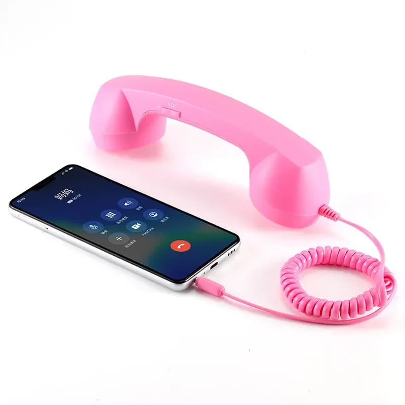 Ricevitore del telefono 3,5 mm classico, altoparlante del microfono del ricevitore del ricevitore alla moda per il telefono Smartphone