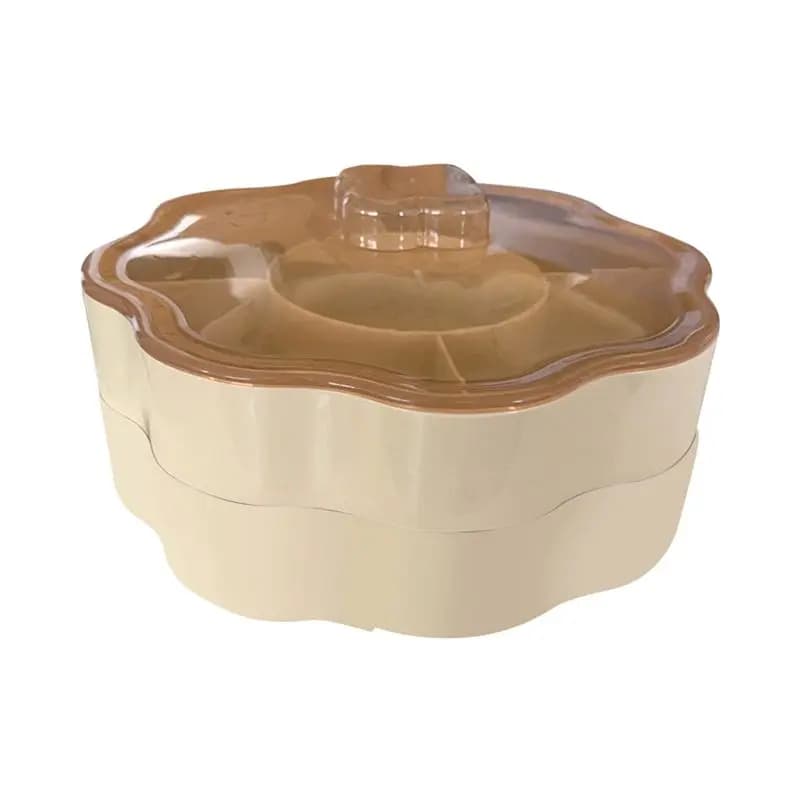 AT05-Double-Layer Multi-Purpose Luxury Box Snacks Put Chinese Dried Fruit Storage Room Coffee Table High-Grade Candy Box
