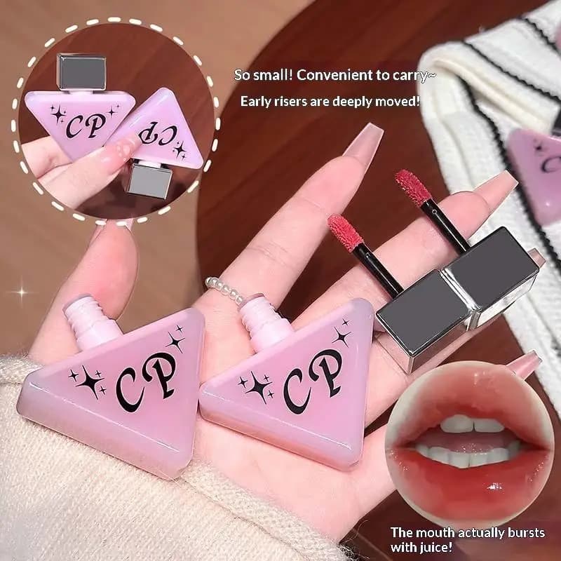 【Cappuvini Dark Red Brown Mirror Lip Glaze Water Light Moisturizing Lip Gloss Rossetto liquido altamente pigmentato Cosmetici per labbra】