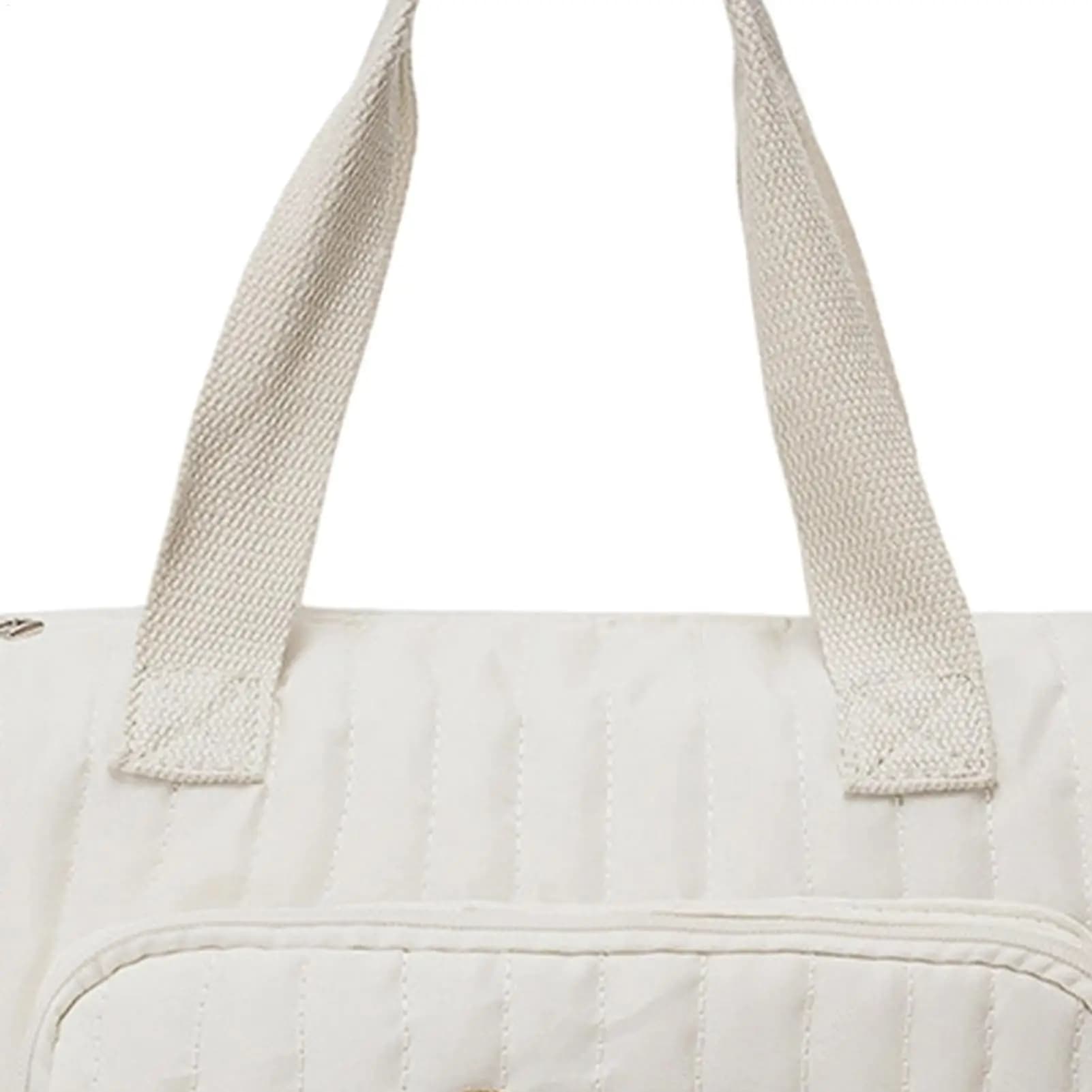 Borsa per pannolini con motivo orsetto, organizer a tracolla, borsa grande per pannolini con tracolla regolabile per viaggi, lavoro, palestra, scuola