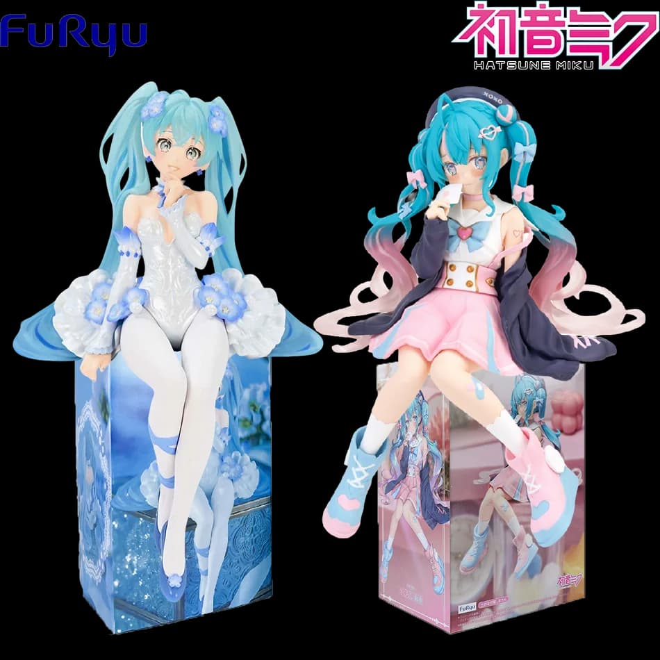 Statuetta Anime Hatsune Miku 14CM, Modellino PVC Kawaii, Action Figure in Uniforme da Marinaio, Ornamenti da Collezione, Regali di Natale