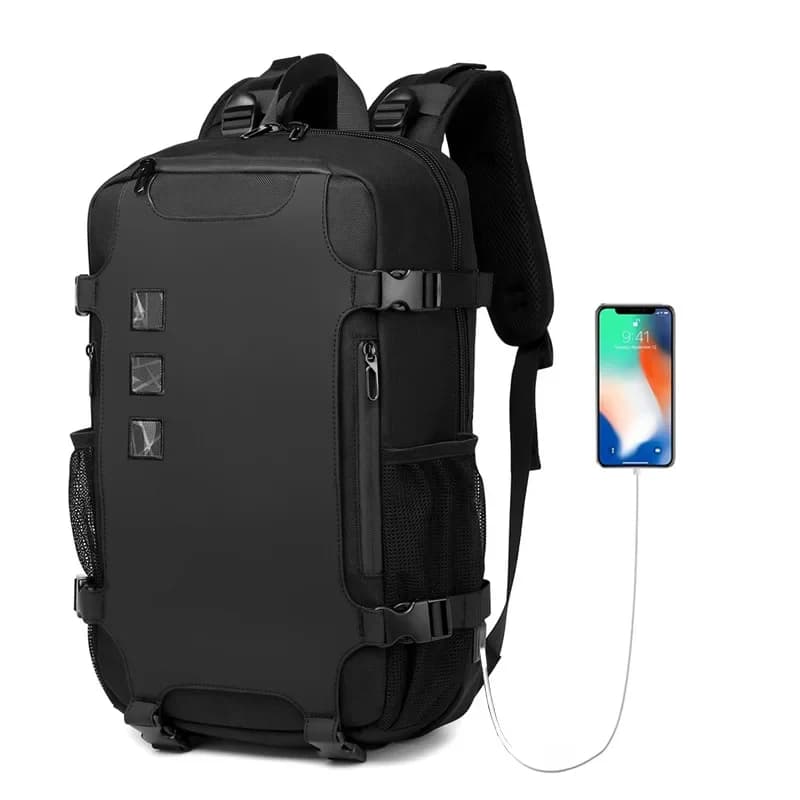 OZUKO Backpacks 15.6 inch Laptop Men Backpack Outdoor Backpack Teenager Male Waterproof Travel Bag Mochilas