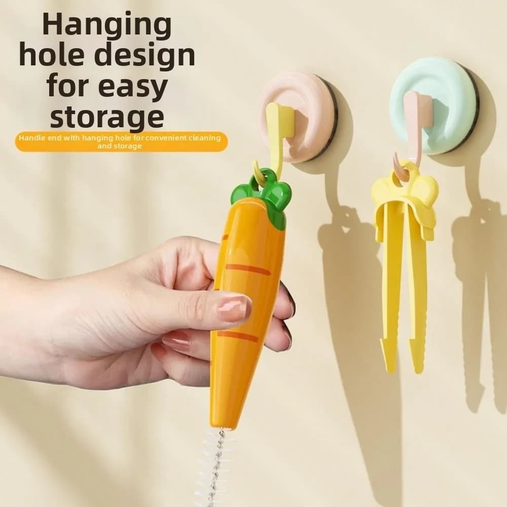 New Cartoon Sink Drain Cleaning Brush Bendable Soft Sink Overflow Sewer Drain Brush Drain Clog Remover For Bathroom Kitchen