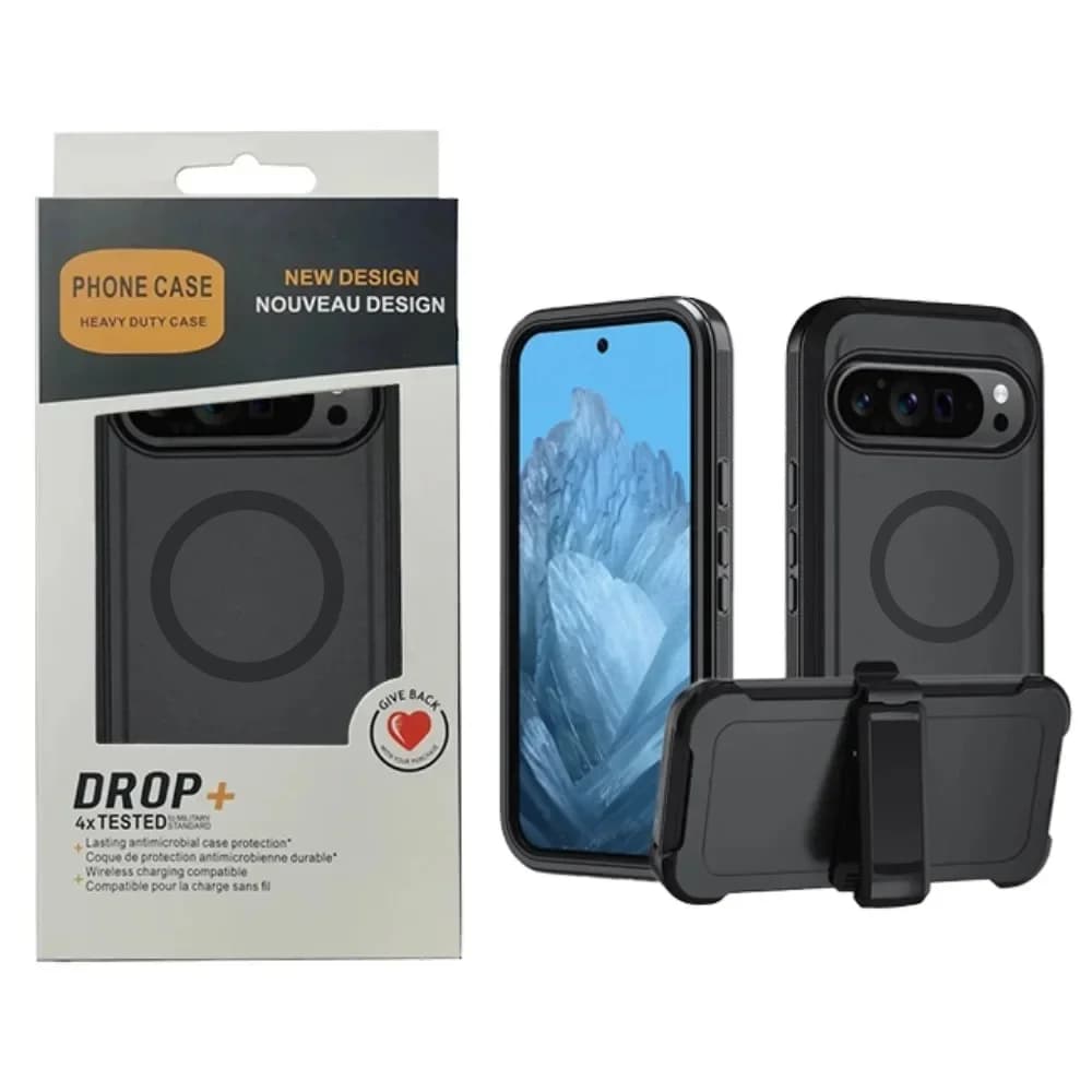 Custodia Originale Robusta con Clip da Cintura OTT per Google Pixel 10A 9A 10 9 Pro XL, Compatibile con Magsafe, Antiurto, con Scatola, Cover Rigida