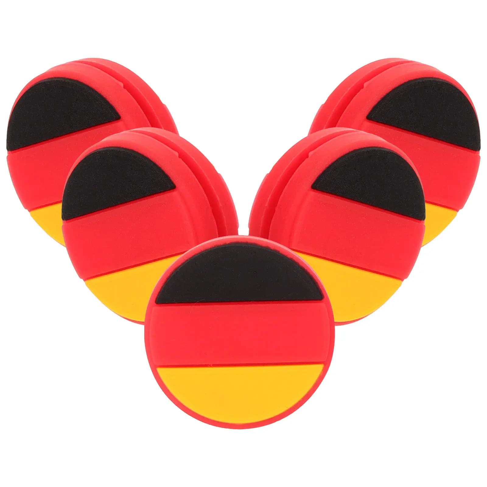 5 Antivibrating Pieces for Tennis Rackets in Silicone, Vibration Grinders for Tennis and Racquetball