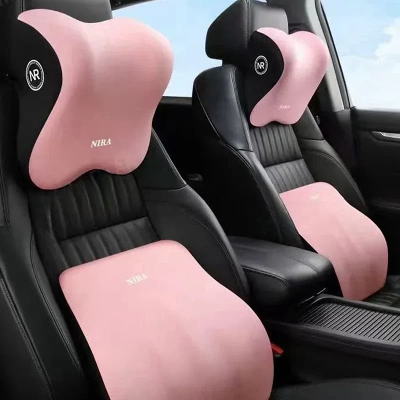 Cuscino Universale in Memory Foam per Poggiatesta e Supporto Lombare, Cuscino per il Collo, Accessori Auto Generali