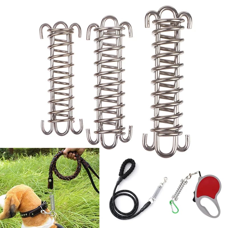Handling for Dogs Shock Absorbing Bolt Tension Spring Sunshade Frame for Heavy Duty Steel Tent Fixed Buckle Spring for Trailer Bar