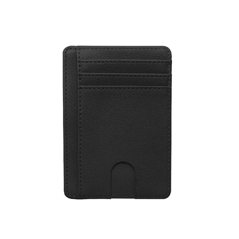 Portafoglio in Pelle PU con 8 Scomparti per Carte di Credito e Documenti, Sottile, con Blocco RFID, Porta Soldi Antifurto per Uomo e Donna
