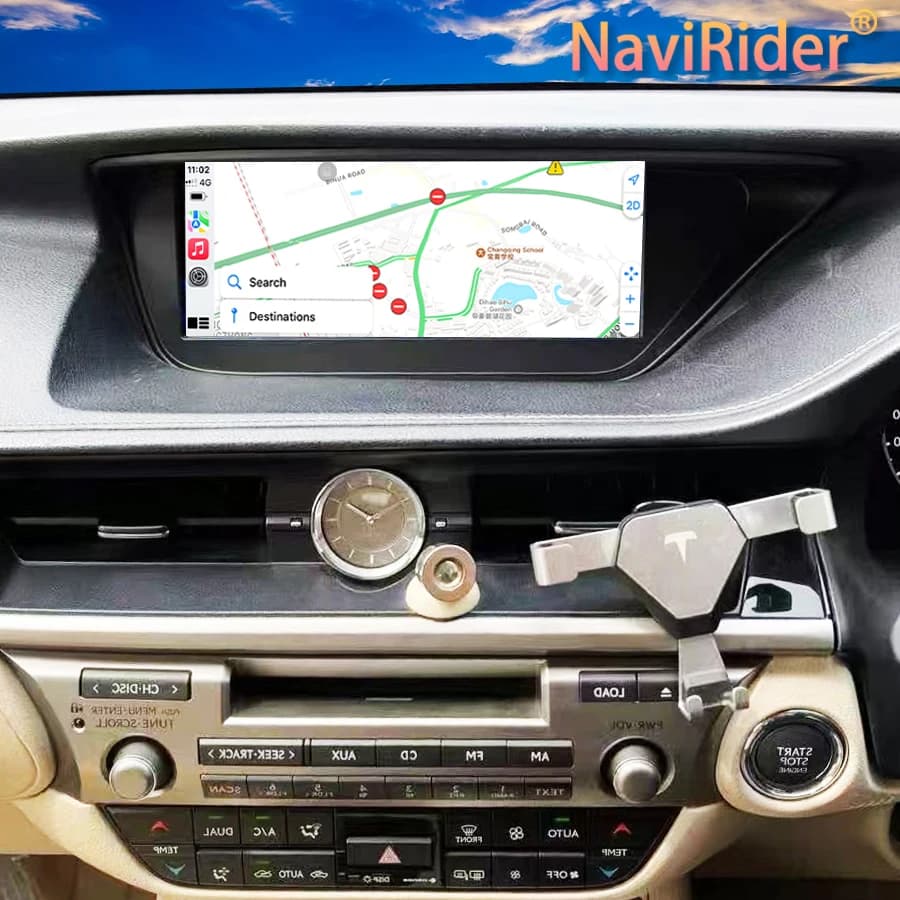 Navigazione Bluetooth Android 14 RHD Autoradio da 10.25 pollici Stereo Per LEXUS ES ES200 ES300H ES250 ES350 RHD 2013-2017 DSP Schermo