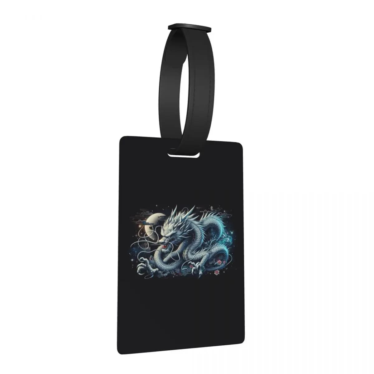 Etichette per bagagli The Great White Dragon, accessori per valigie, etichetta per bagaglio da viaggio, porta etichette, identificativo, nome, indirizzo