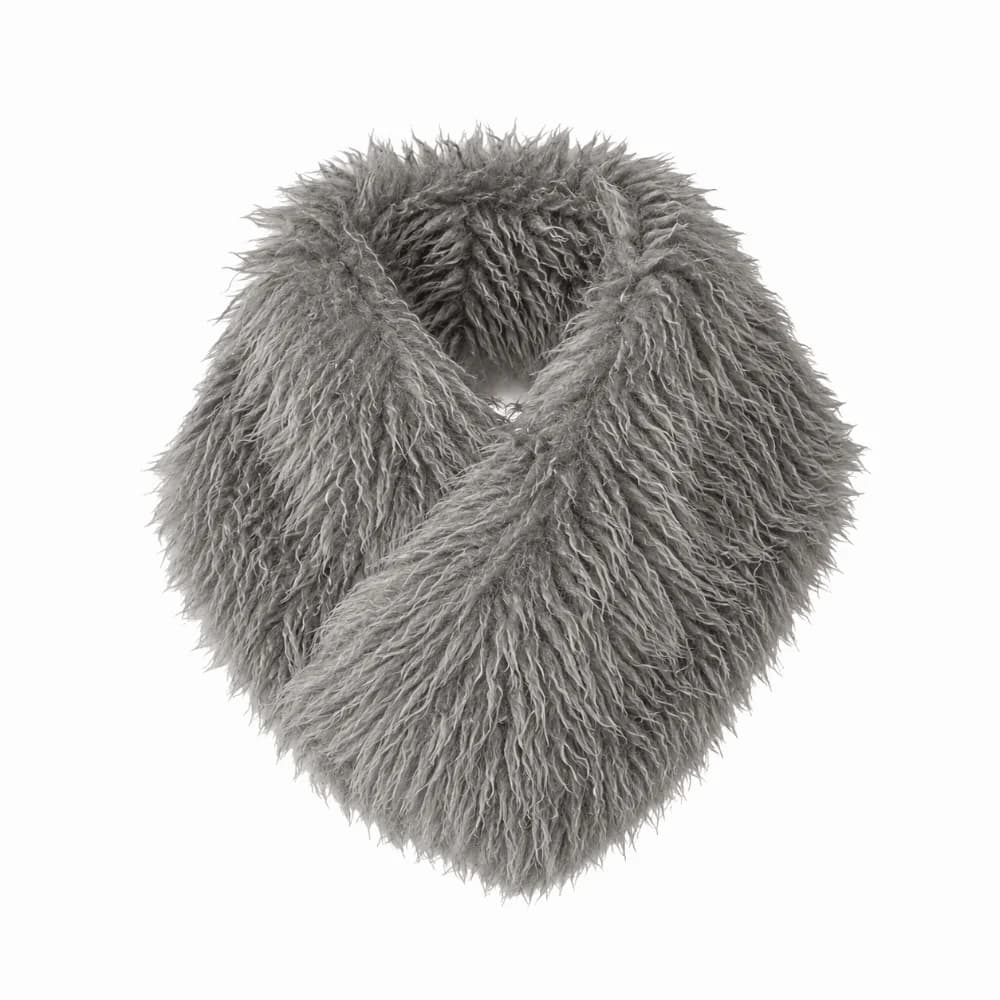 Cozy Wool Scarf Thickened Windproof Fur Collar Scarf Warm Imitation Wool Scarf Winter