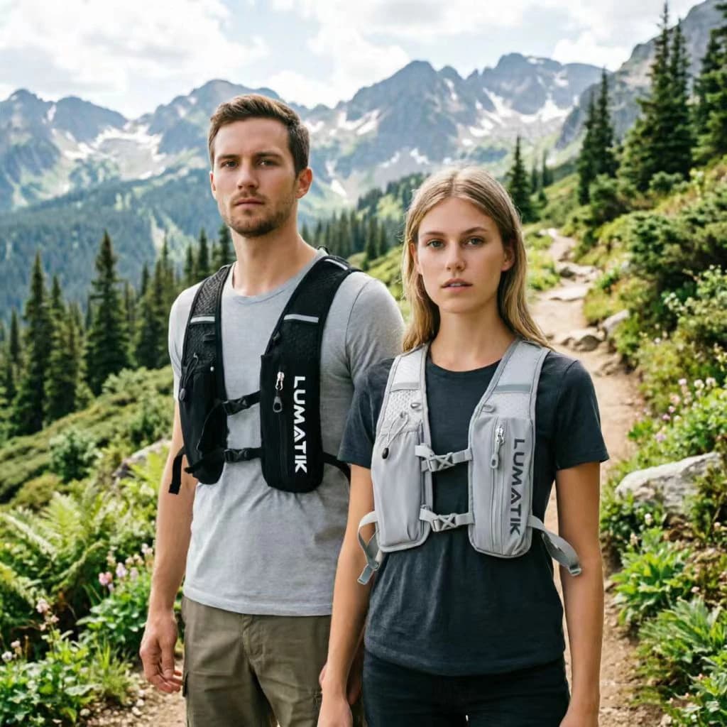 LUMATIK Ultralight Hydration Backpack Breathable Trail Running Water Bag MTB Cycling Outdoor Hiking Fitness Sports Pack